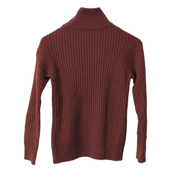 Dolce & Gabbana Rib Knit Wool Sweater Made in Italy Size XS/S Button Neck FLAWED - Picture 4 of 10